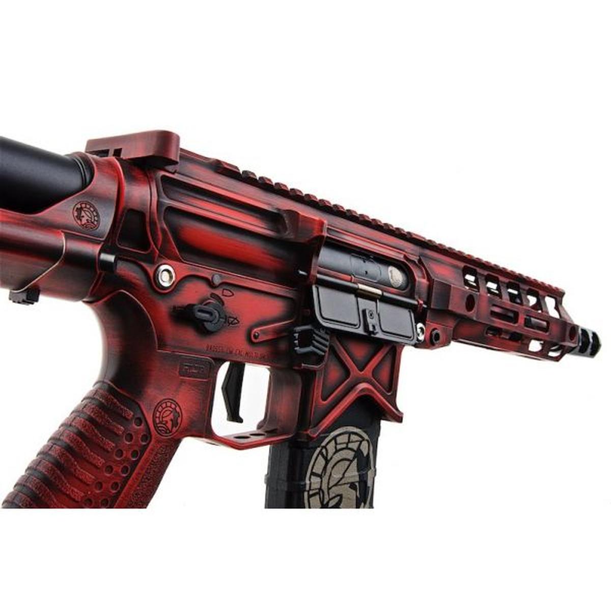 RWC バトル アームズ ディベロップメント SBR エアソフト AEG ライフル (リク エディション) - セラコート USMC レッド バトルウォーン-AIRSOFT GOGO エアガン・サバゲー用品通販