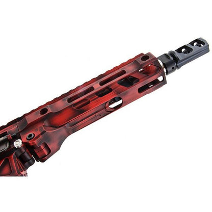 RWC バトル アームズ ディベロップメント SBR エアソフト AEG ライフル (リク エディション) - セラコート USMC レッド バトルウォーン-AIRSOFT GOGO エアガン・サバゲー用品通販
