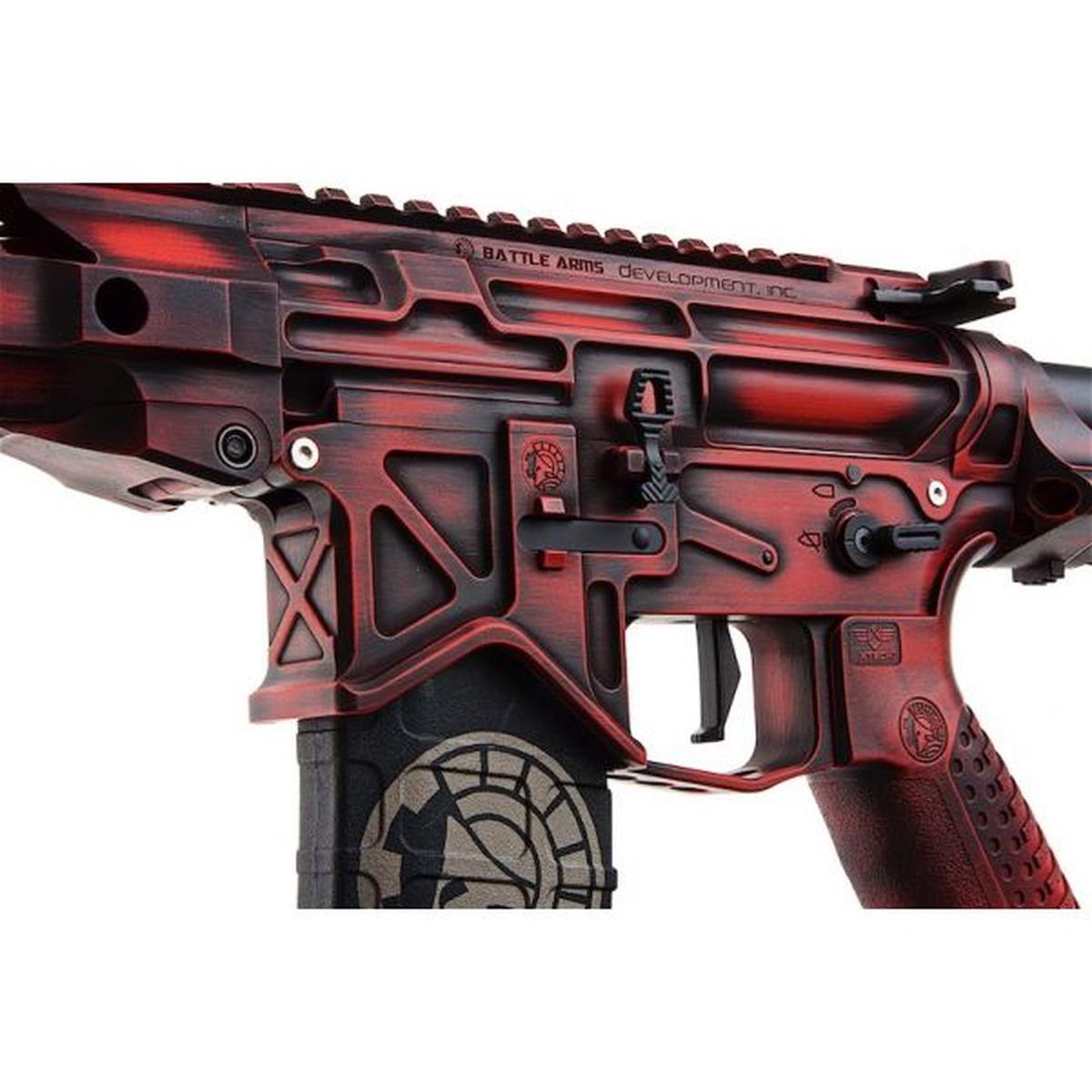 RWC バトル アームズ ディベロップメント SBR エアソフト AEG ライフル (リク エディション) - セラコート USMC レッド バトルウォーン-AIRSOFT GOGO エアガン・サバゲー用品通販