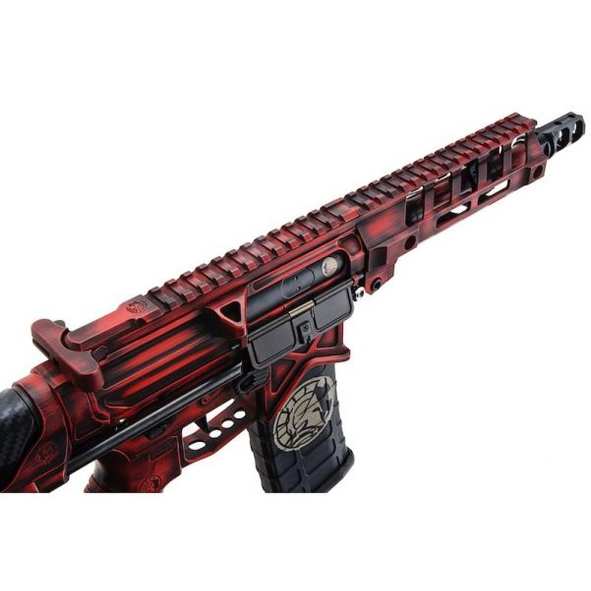 RWC バトル アームズ ディベロップメント SBR エアソフト AEG ライフル (リク エディション) - セラコート USMC レッド バトルウォーン-AIRSOFT GOGO エアガン・サバゲー用品通販