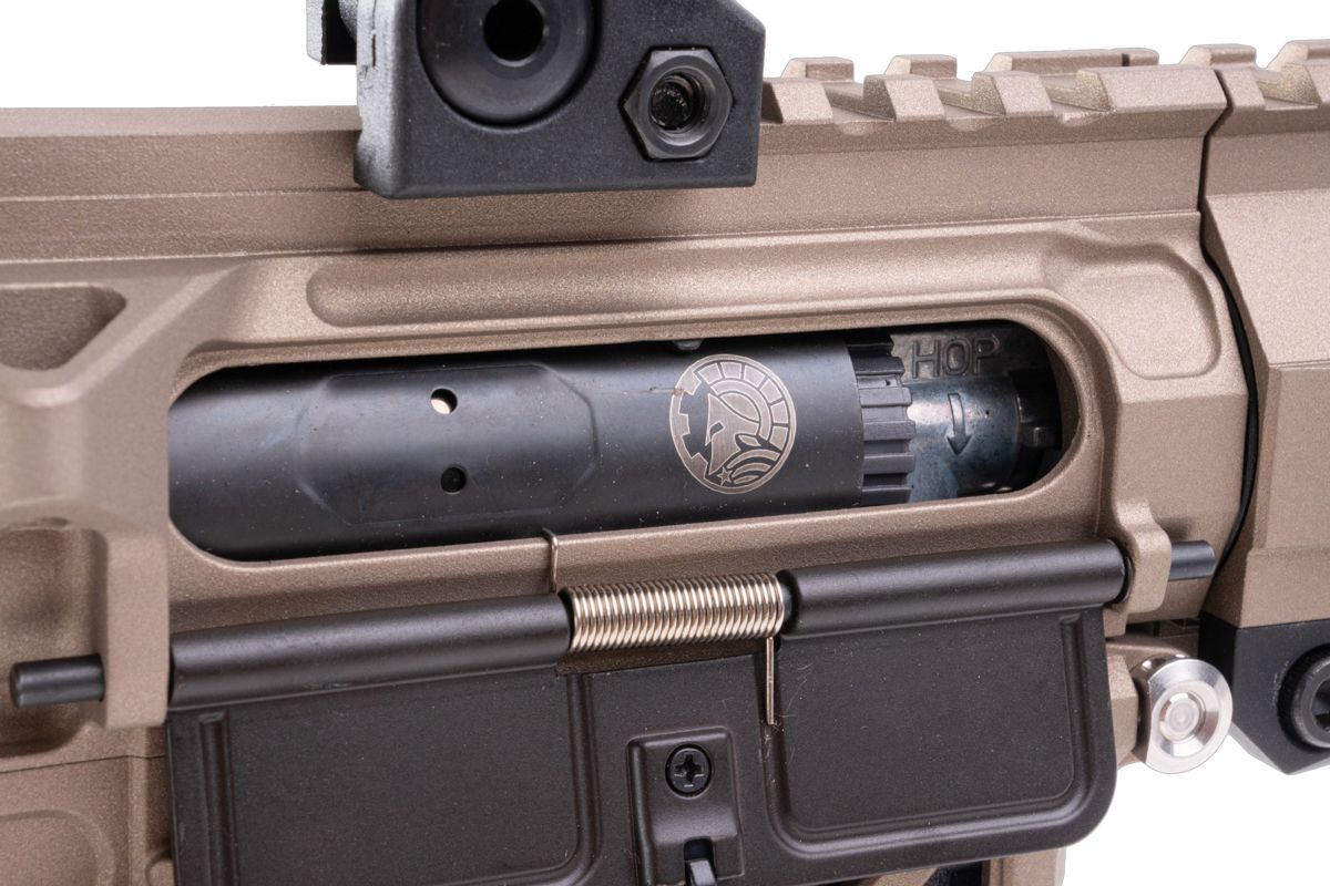 RWC BATTLE ARMS デベロップメント OIP スタイル SBR エアソフト M4 AEG ライフル - セラコート フールズ 金(きん)-AIRSOFT GOGO エアガン・サバゲー用品通販