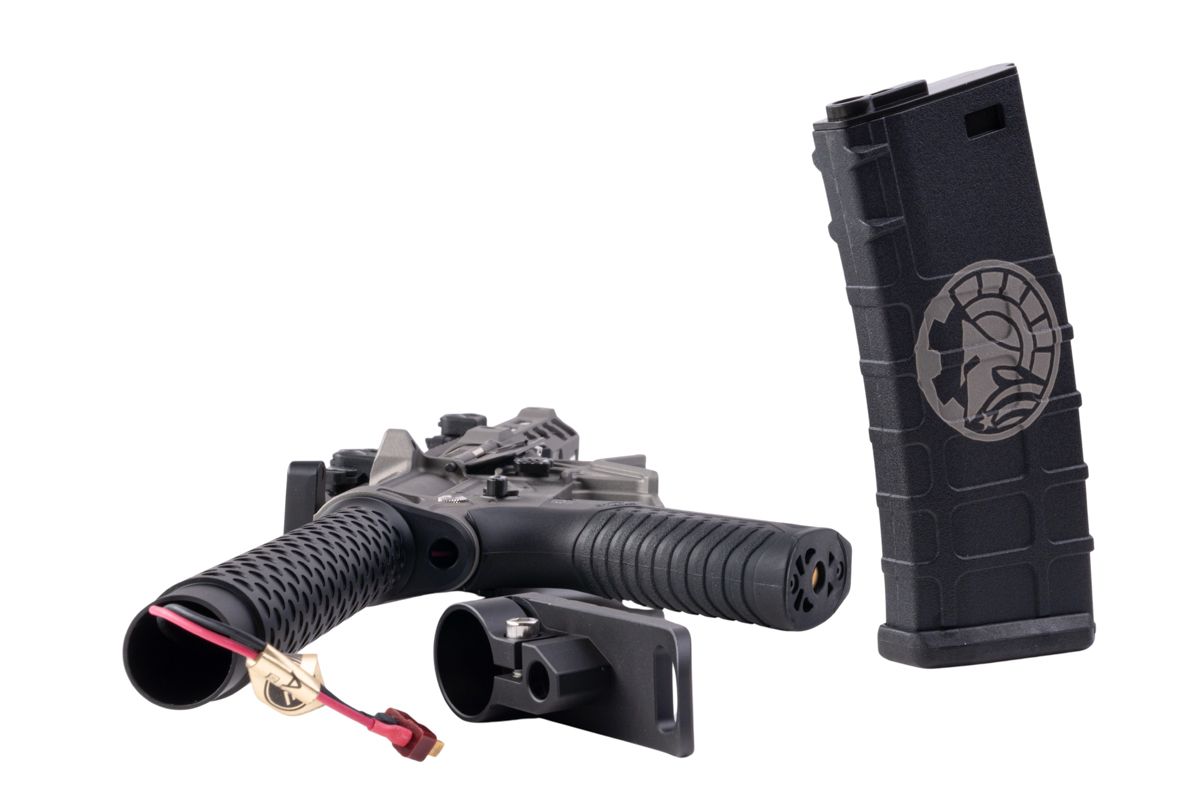 RWC BATTLE ARMS デベロップメント OIP スタイル SBR エアソフト M4 AEG ライフル - セラコート ステンレス-AIRSOFT GOGO エアガン・サバゲー用品通販