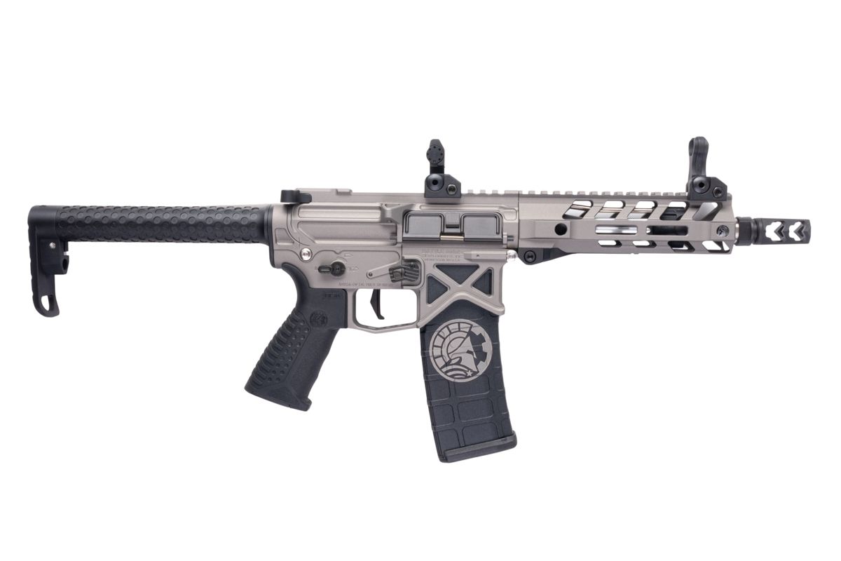 RWC BATTLE ARMS デベロップメント OIP スタイル SBR エアソフト M4 AEG ライフル - セラコート ステンレス-AIRSOFT GOGO エアガン・サバゲー用品通販