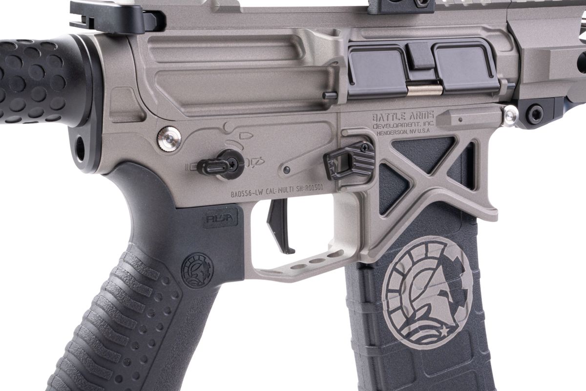 RWC BATTLE ARMS デベロップメント OIP スタイル SBR エアソフト M4 AEG ライフル - セラコート ステンレス-AIRSOFT GOGO エアガン・サバゲー用品通販