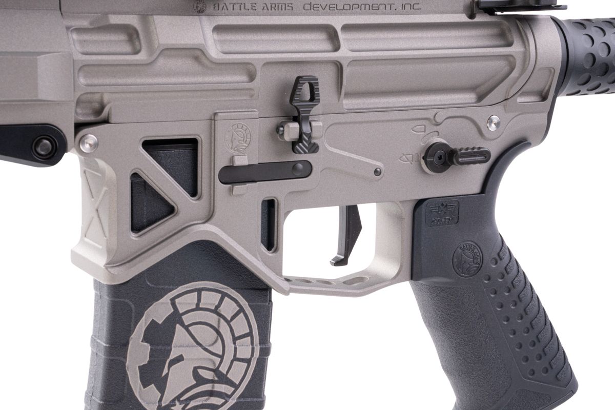 RWC BATTLE ARMS デベロップメント OIP スタイル SBR エアソフト M4 AEG ライフル - セラコート ステンレス-AIRSOFT GOGO エアガン・サバゲー用品通販