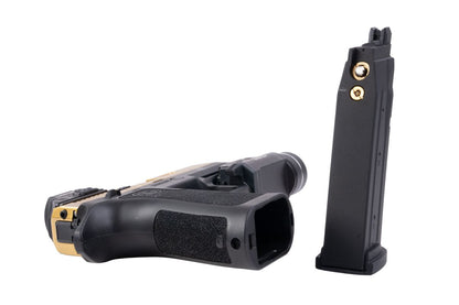 RWC エージェンシー アームズ SIG ザウアー P320 ピースキーパー GBB ガス エアソフト ピストル - セラコート 金(きん)-AIRSOFT GOGO エアガン・サバゲー用品通販