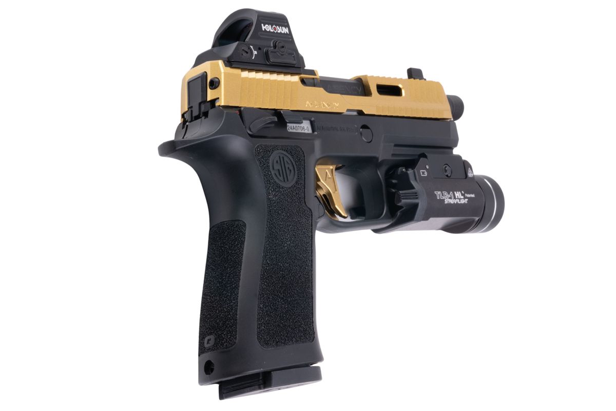 RWC エージェンシー アームズ SIG ザウアー P320 ピースキーパー GBB ガス エアソフト ピストル - セラコート 金(きん)-AIRSOFT GOGO エアガン・サバゲー用品通販