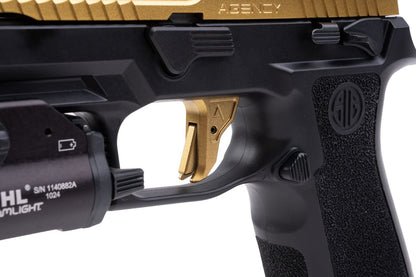 RWC エージェンシー アームズ SIG ザウアー P320 ピースキーパー GBB ガス エアソフト ピストル - セラコート 金(きん)-AIRSOFT GOGO エアガン・サバゲー用品通販