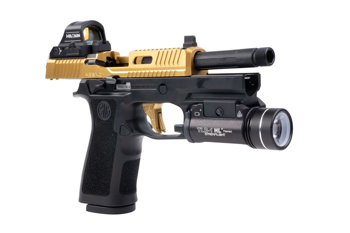 RWC エージェンシー アームズ SIG ザウアー P320 ピースキーパー GBB ガス エアソフト ピストル - セラコート 金(きん)-AIRSOFT GOGO エアガン・サバゲー用品通販