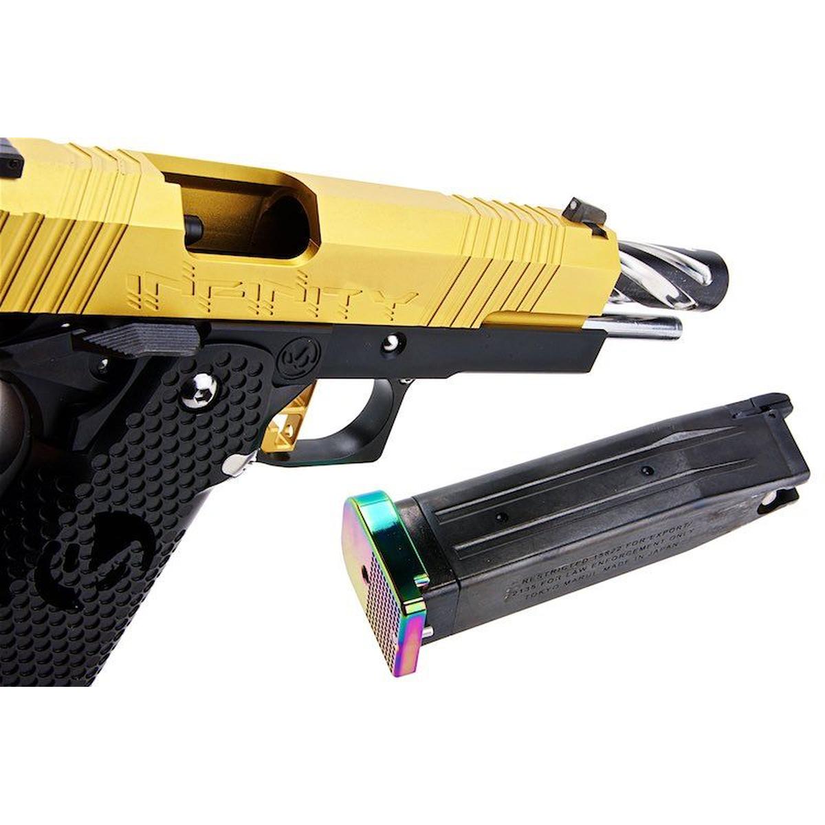 RWC HI CAPA 5.1 GBB エアソフト (インフィニティ スタイル) - ゴールド-AIRSOFT GOGO エアガン・サバゲー用品通販