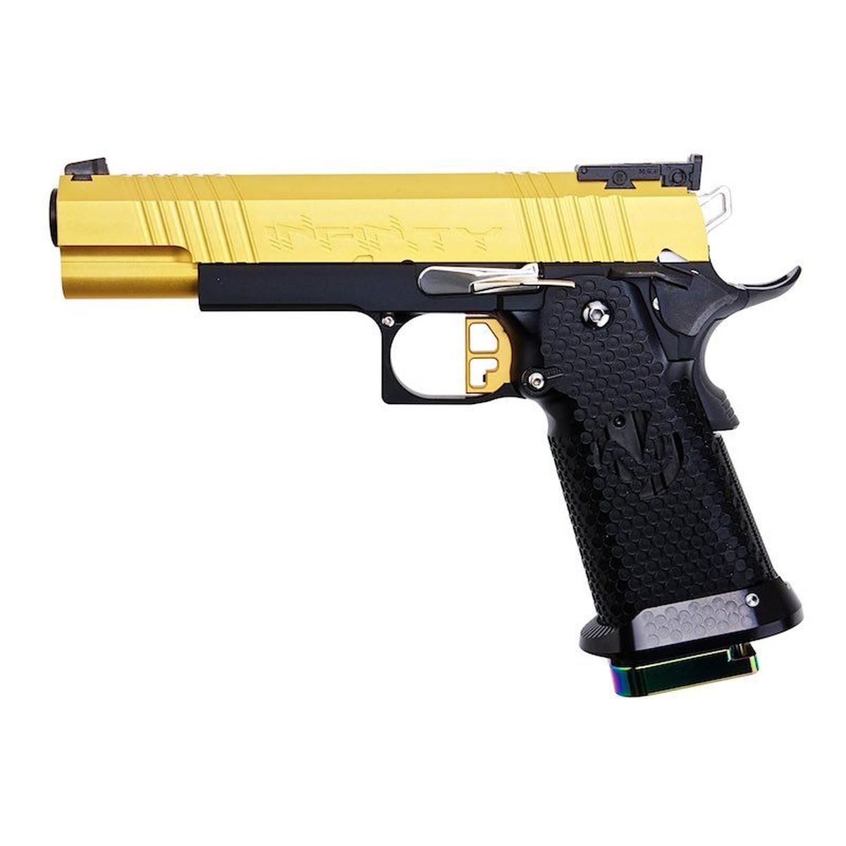 RWC HI CAPA 5.1 GBB エアソフト (インフィニティ スタイル) - ゴールド-AIRSOFT GOGO エアガン・サバゲー用品通販