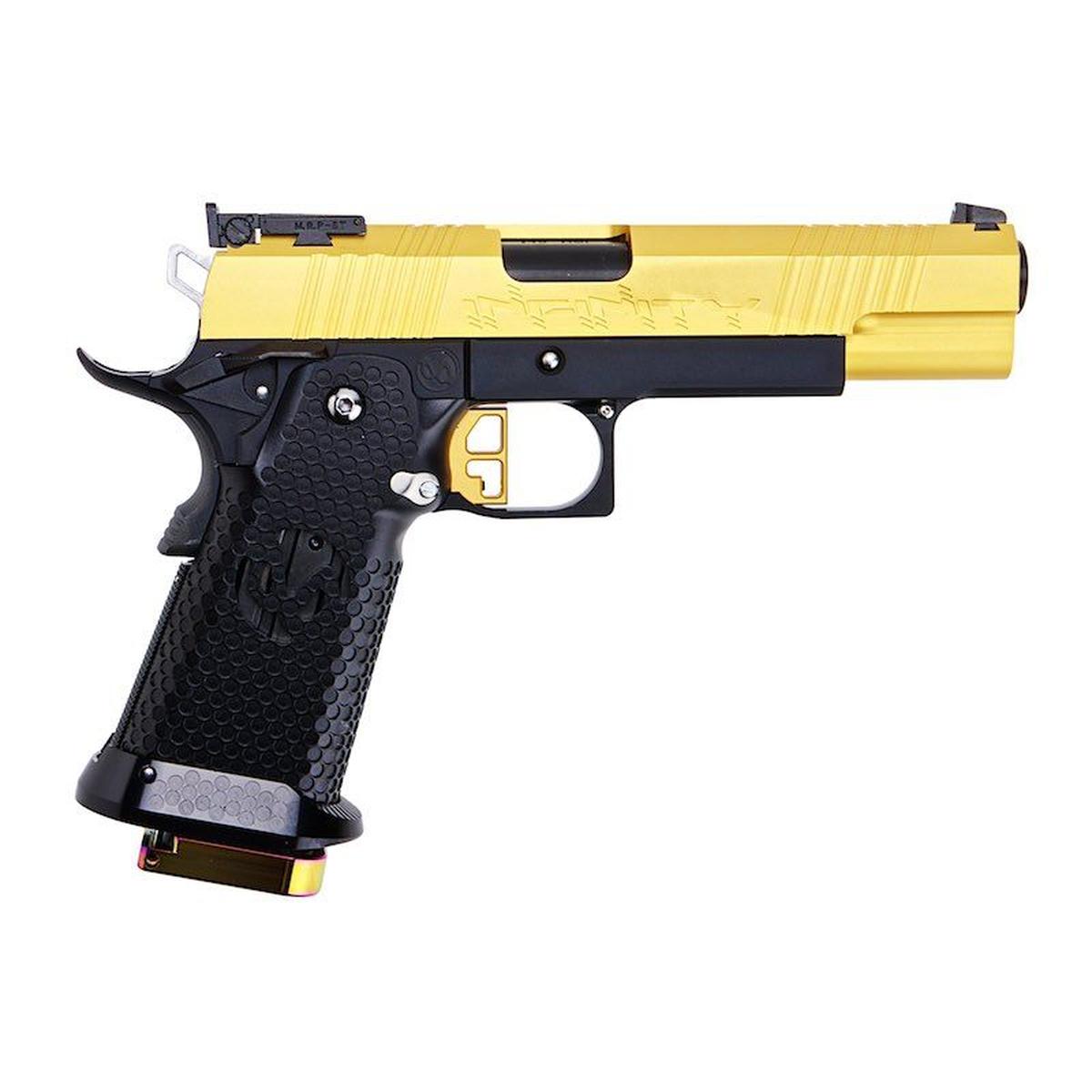 RWC HI CAPA 5.1 GBB エアソフト (インフィニティ スタイル) - ゴールド-AIRSOFT GOGO エアガン・サバゲー用品通販