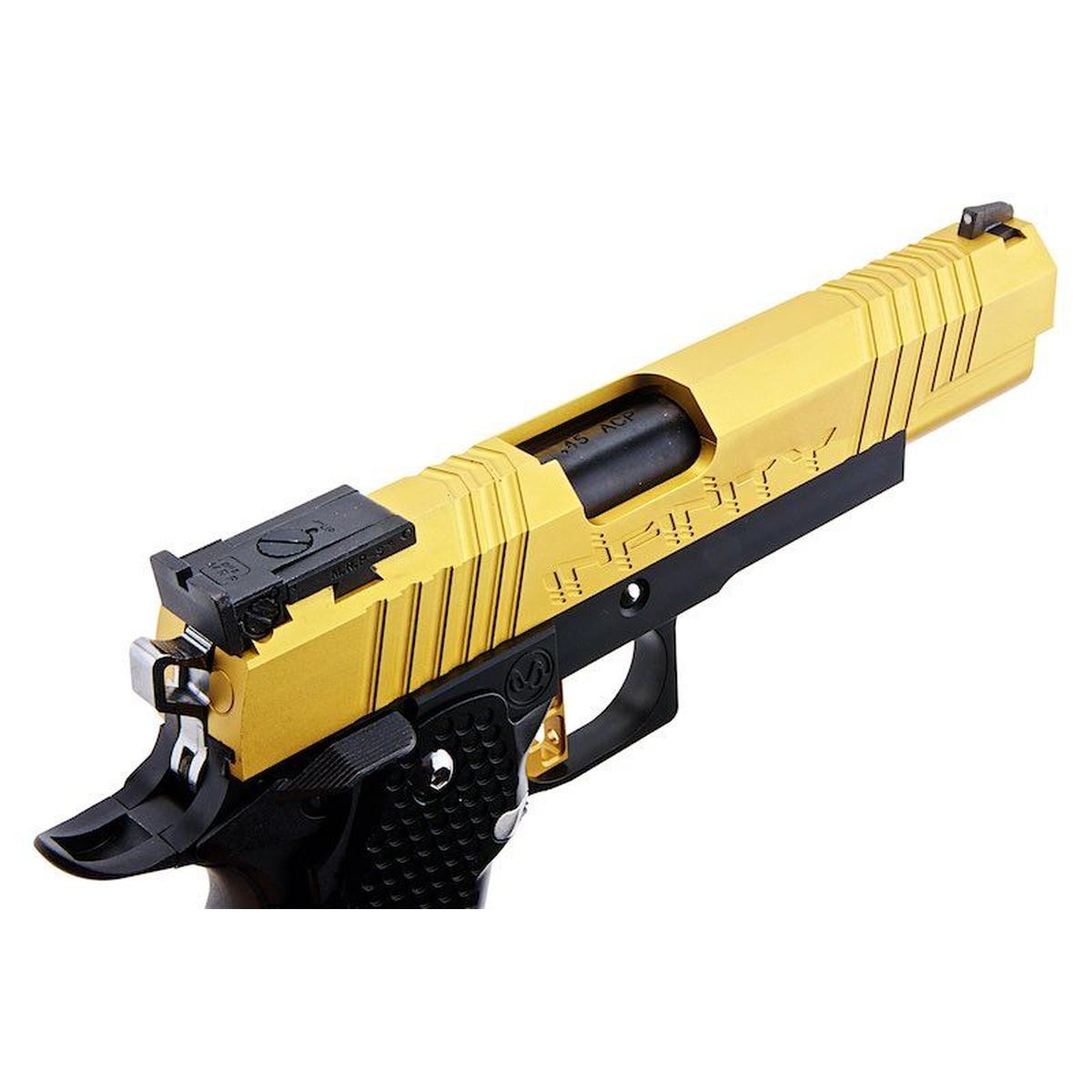 RWC HI CAPA 5.1 GBB エアソフト (インフィニティ スタイル) - ゴールド-AIRSOFT GOGO エアガン・サバゲー用品通販