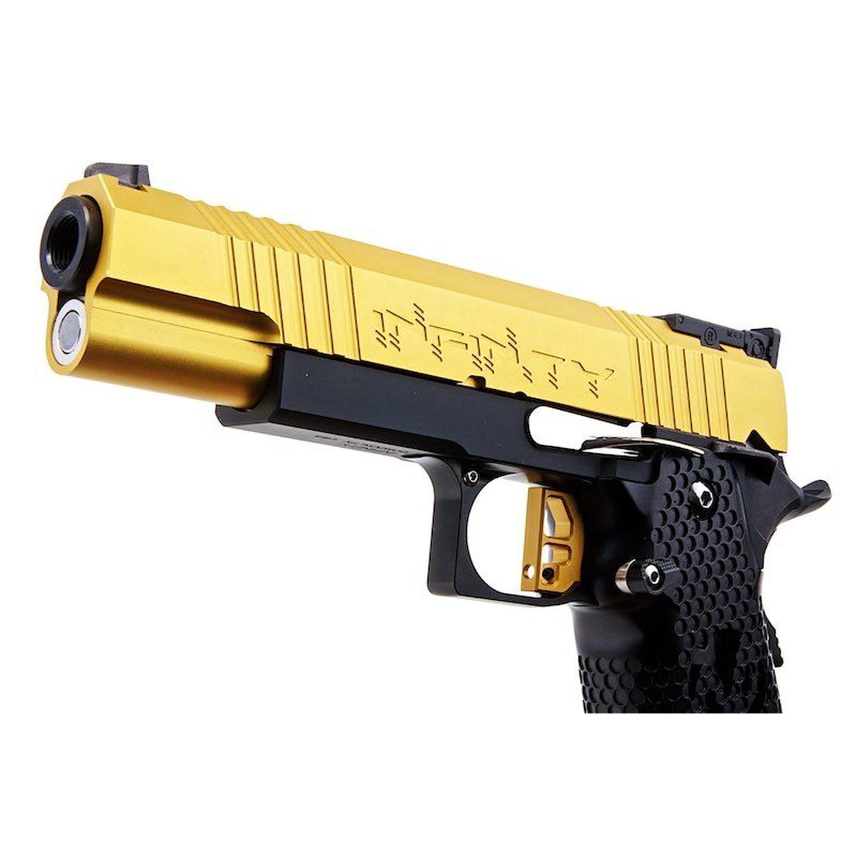 RWC HI CAPA 5.1 GBB エアソフト (インフィニティ スタイル) - ゴールド-AIRSOFT GOGO エアガン・サバゲー用品通販
