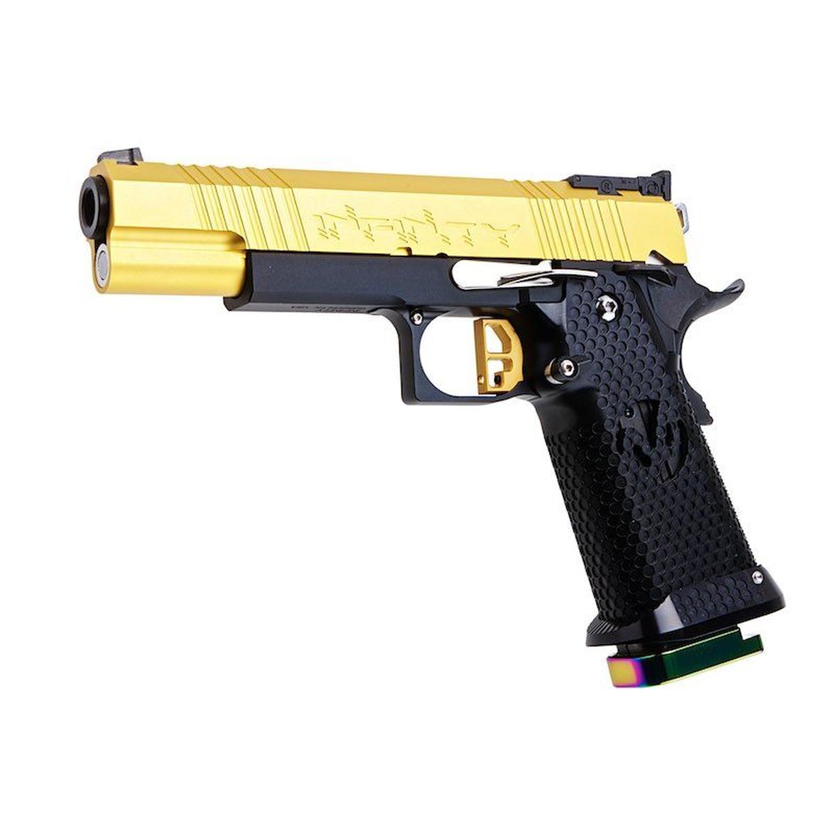 RWC HI CAPA 5.1 GBB エアソフト (インフィニティ スタイル) - ゴールド-AIRSOFT GOGO エアガン・サバゲー用品通販