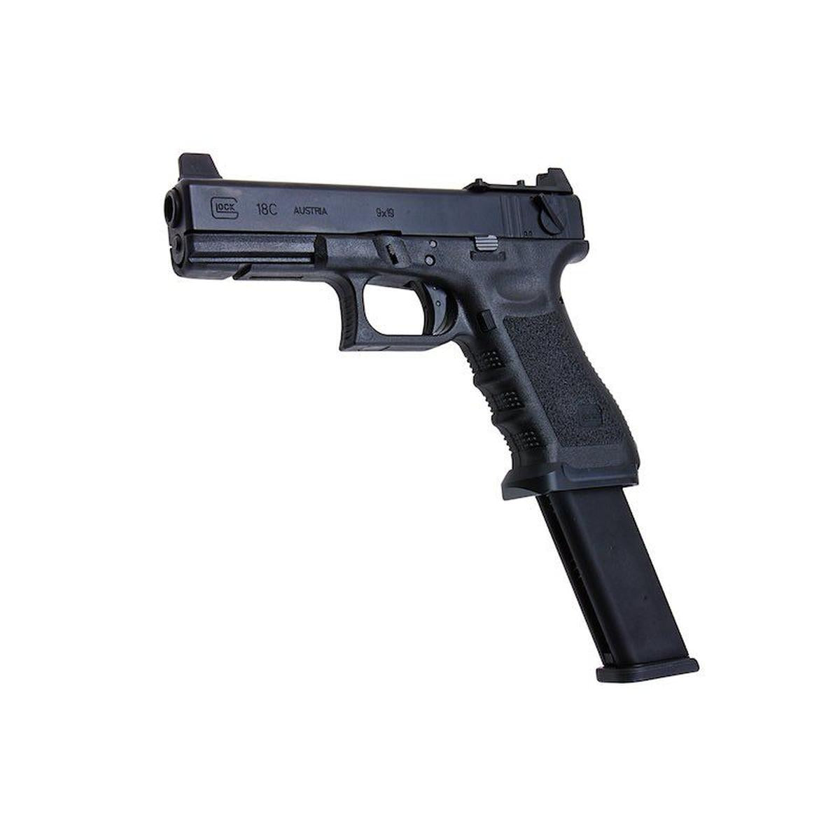 RWC カスタム グロック 18C GBB エアソフト ピストル - サバゲー 装備
