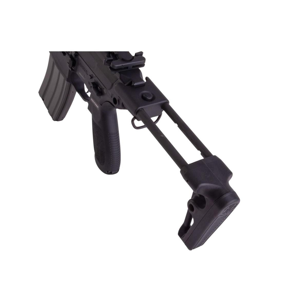 RWC カスタム SIG SAUER MCX VIRTUS SBR エアソフト AEG ライフル - ブラック (PERUN ハイブリッド ECU)-AIRSOFT GOGO エアガン・サバゲー用品通販