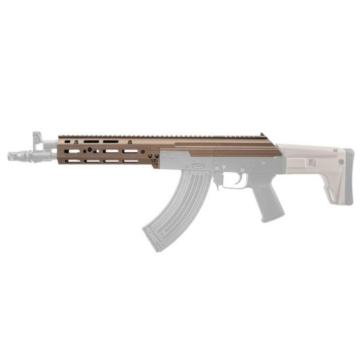 SAG 東京マルイ AKM AKX GBB PTD RU VER MK3 シャーシ - セラコート E-240 カーボングレー (ダイナミックタクティカル製)-AIRSOFT GOGO エアガン・サバゲー用品通販