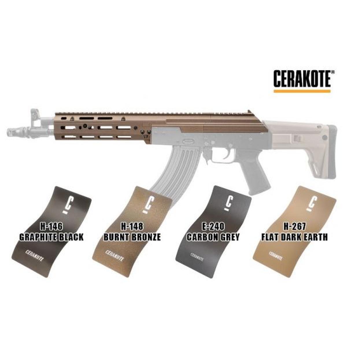 SAG 東京マルイ AKM AKX GBB PTD RU VER MK3 シャーシ - セラコート E-240 カーボングレー (ダイナミックタクティカル製)-AIRSOFT GOGO エアガン・サバゲー用品通販