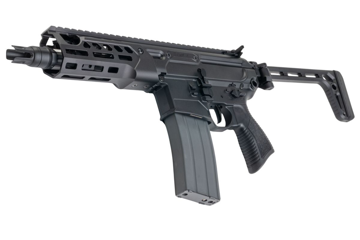 Salvo Precision MCX Rattler LT 6.75インチ MWS GBB エアソフトライフル - BK（ステンレススチールボルト）-AIRSOFT GOGO エアガン・サバゲー用品通販