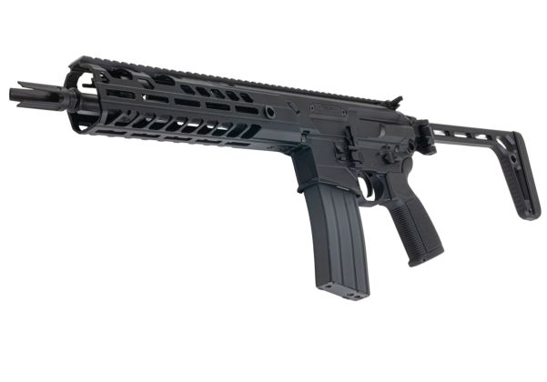 Salvo Precision MWS MCX Virtus 5.56 GBB エアソフトガン - 11.5インチ (マーキングなし) - ブラック (ステンレススチールボルト)-AIRSOFT GOGO エアガン・サバゲー用品通販