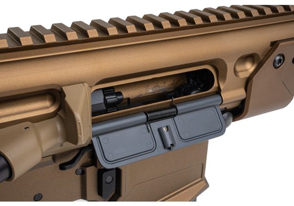 Salvo Precision MWS Spear LT 5.56 GBB エアソフトガン - 11.5インチ (マーキングなし) - ちゃいろ (ステンレススチールボルト)-AIRSOFT GOGO エアガン・サバゲー用品通販