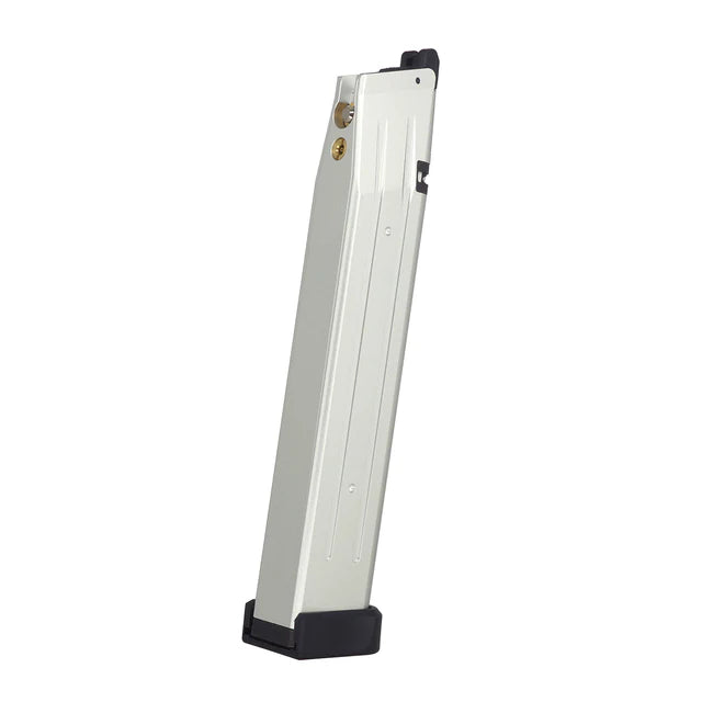 SAVIA 50連装CNC軽量マガジン 200mm ハイキャパGBB用 (SA-HCP035) - 銀(ぎん)-AIRSOFT GOGO エアガン・サバゲー用品通販