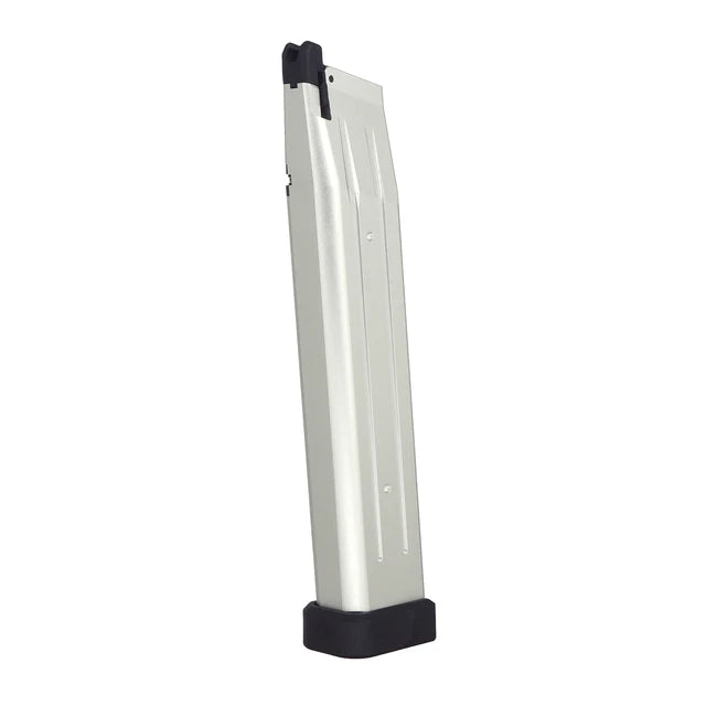SAVIA 50連装CNC軽量マガジン 200mm ハイキャパGBB用 (SA-HCP035) - 銀(ぎん)-AIRSOFT GOGO エアガン・サバゲー用品通販