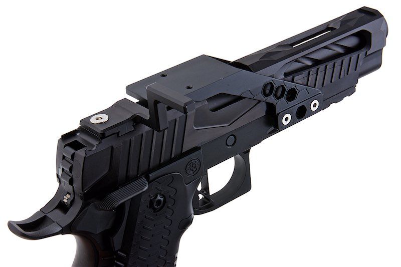 SAVIA ハイキャパ タイプ 1 レースガン GBB エアソフト ピストル (CNC 加工、ブラック)-AIRSOFT GOGO エアガン・サバゲー用品通販