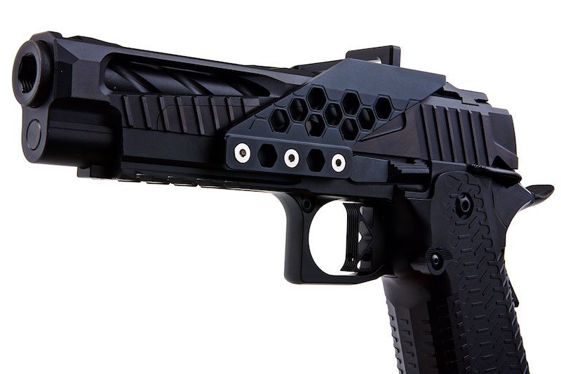 SAVIA ハイキャパ タイプ 1 レースガン GBB エアソフト ピストル (CNC 加工、ブラック)-AIRSOFT GOGO エアガン・サバゲー用品通販