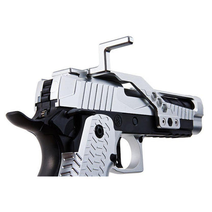 SAVIA HI-CAPA タイプ 1 レースガン GBB エアソフト ピストル (CNC 機械加工、シルバー)-AIRSOFT GOGO エアガン・サバゲー用品通販