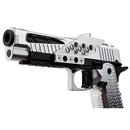SAVIA HI-CAPA タイプ 1 レースガン GBB エアソフト ピストル (CNC 機械加工、シルバー)-AIRSOFT GOGO エアガン・サバゲー用品通販