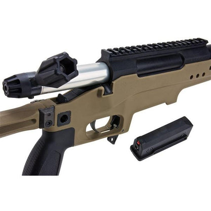 シルバーバック TAC 41 L エアソフト ボルト アクション ライフル (スポーツ バージョン - FDE)-AIRSOFT GOGO エアガン・サバゲー用品通販