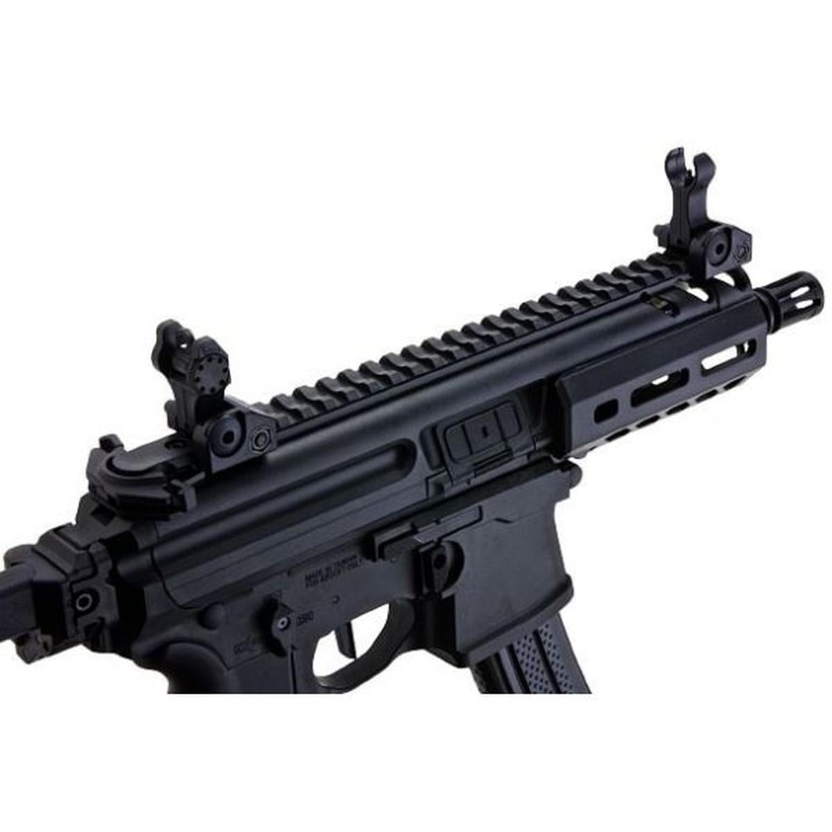 SIG SAUER MPX-K スポーツライン エアソフト AEG ライフル (SIG AIR & KING ARMS 製) - ブラック-AIRSOFT GOGO エアガン・サバゲー用品通販