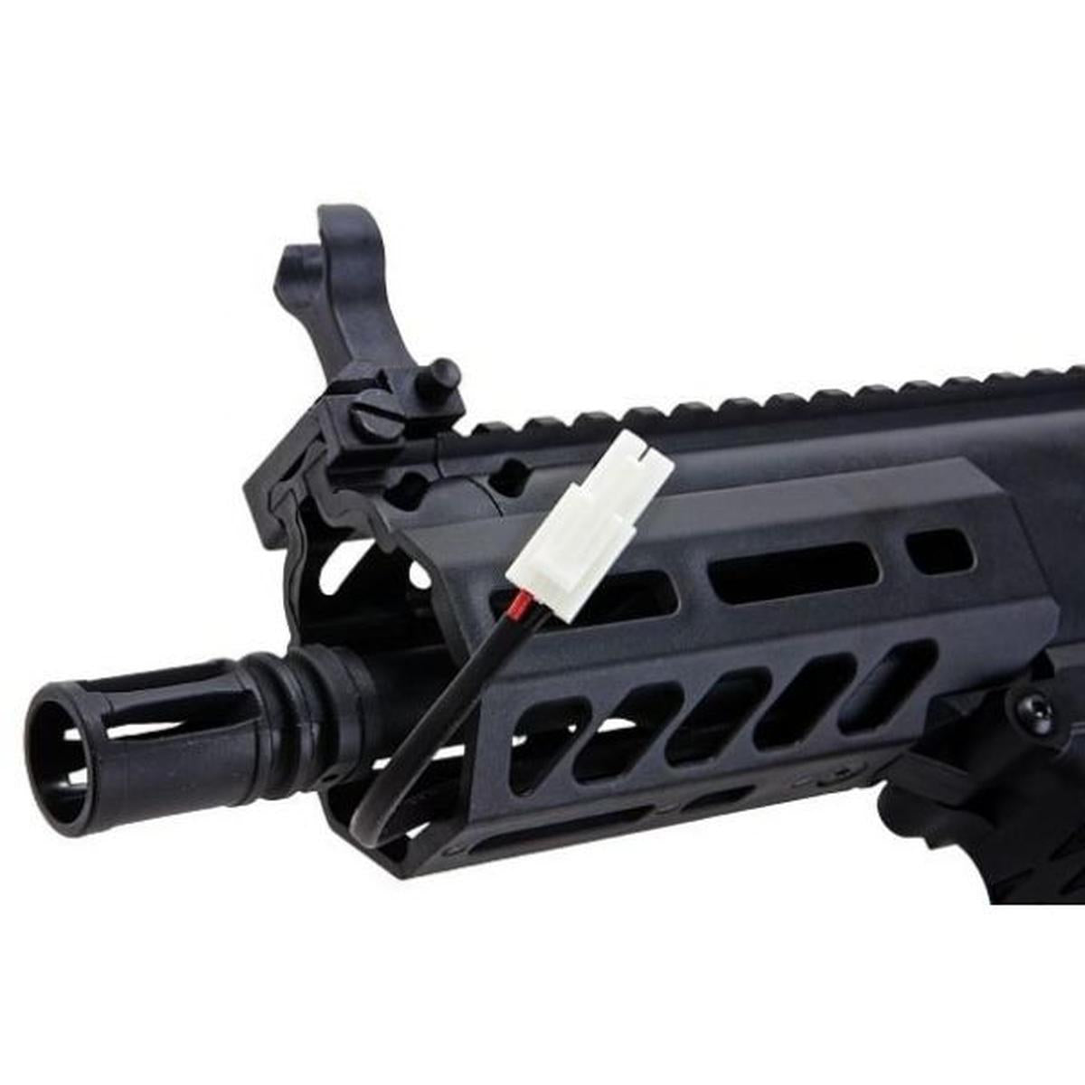 SIG SAUER MPX-K スポーツライン エアソフト AEG ライフル (SIG AIR & KING ARMS 製) - ブラック-AIRSOFT GOGO エアガン・サバゲー用品通販