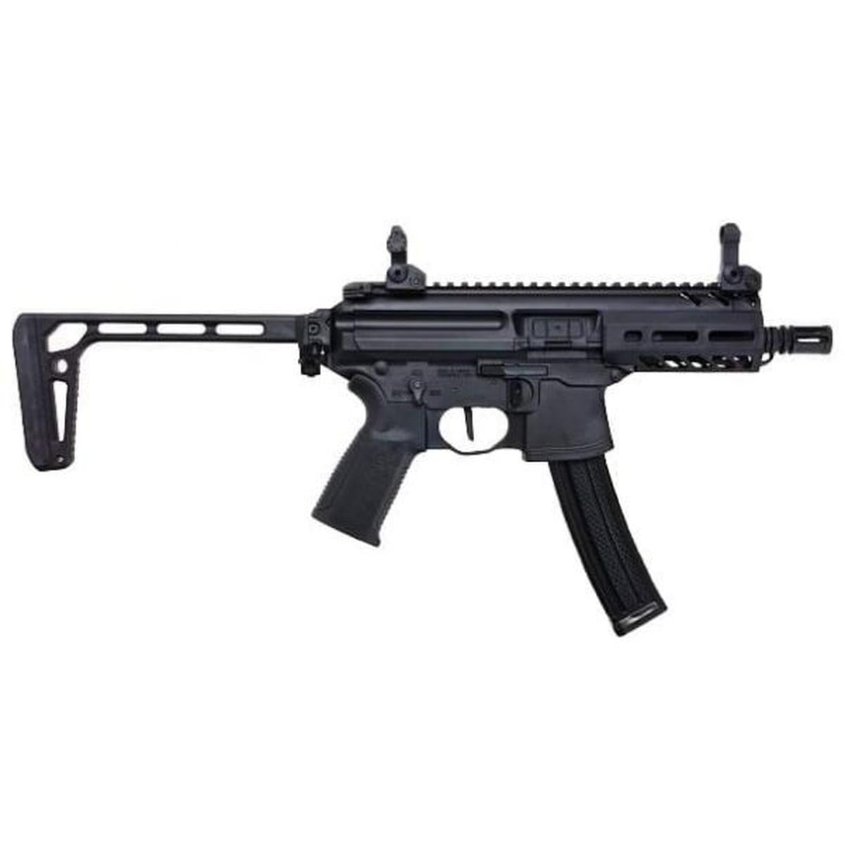 SIG SAUER MPX-K スポーツライン エアソフト AEG ライフル (SIG AIR & KING ARMS 製) - ブラック-AIRSOFT GOGO エアガン・サバゲー用品通販