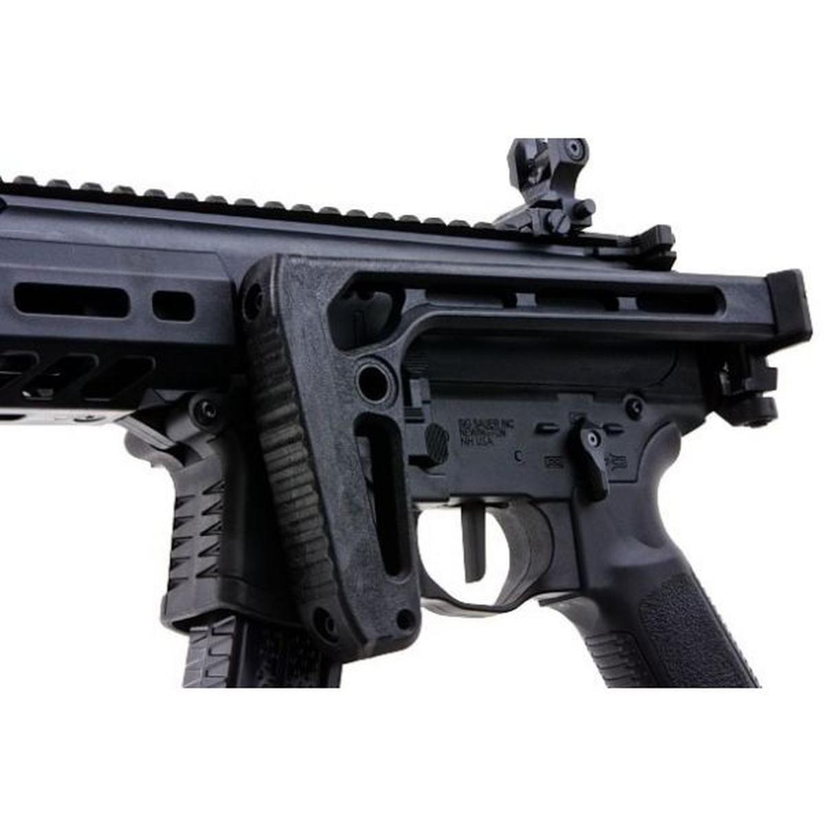 SIG SAUER MPX-K スポーツライン エアソフト AEG ライフル (SIG AIR & KING ARMS 製) - ブラック-AIRSOFT GOGO エアガン・サバゲー用品通販