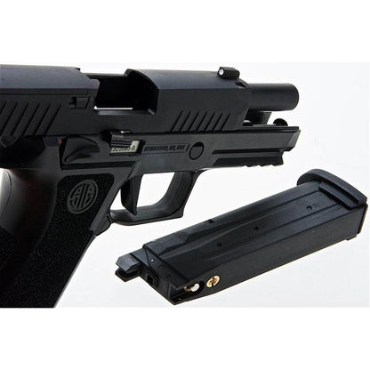 SIG SAUER P320 XCARRY グリーン ガス エアソフト ピストル - ブラック (SIG AIR & VFC 製) - 6MM-AIRSOFT GOGO エアガン・サバゲー用品通販