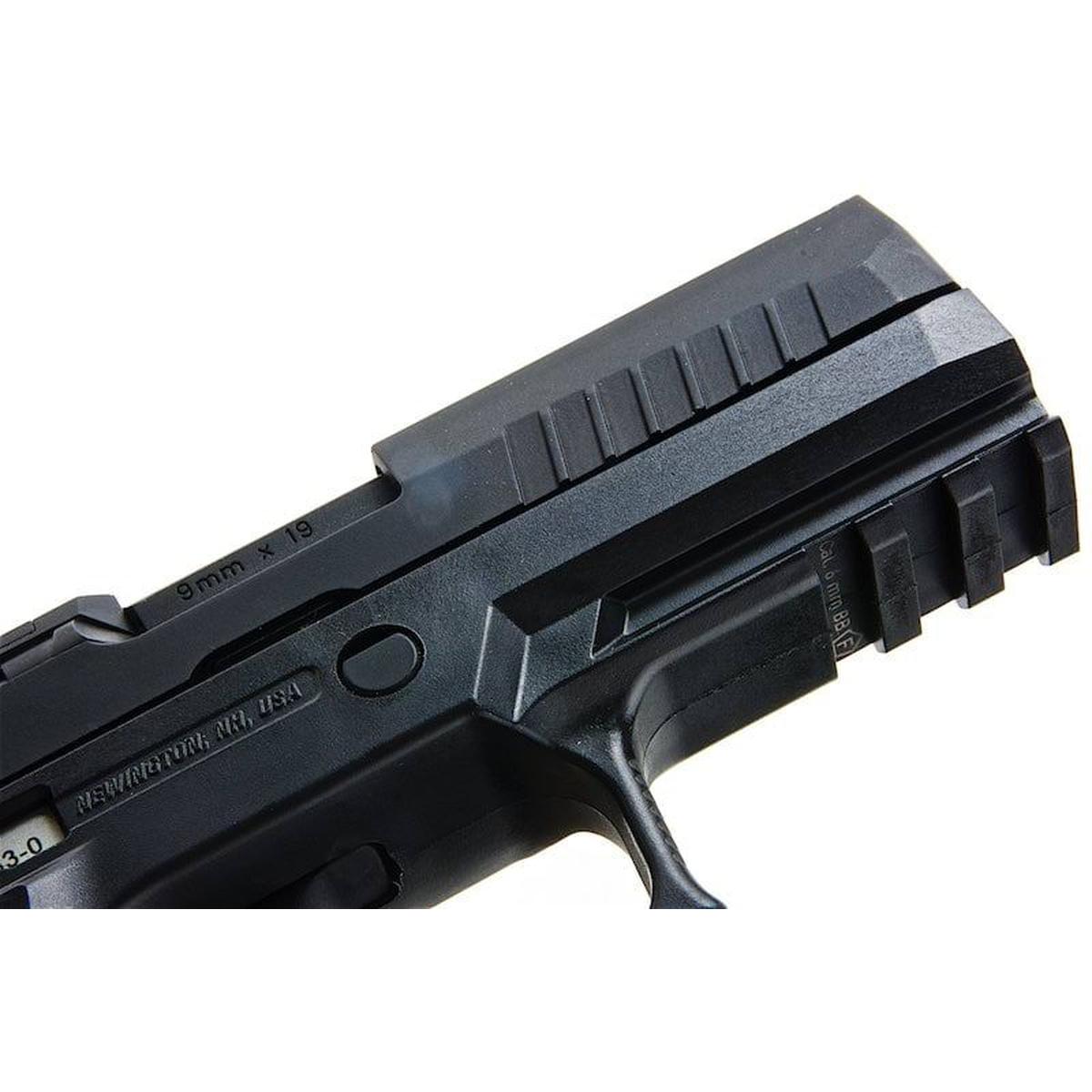 SIG SAUER P320 XCARRY グリーン ガス エアソフト ピストル - ブラック (SIG AIR & VFC 製) - 6MM-AIRSOFT GOGO エアガン・サバゲー用品通販