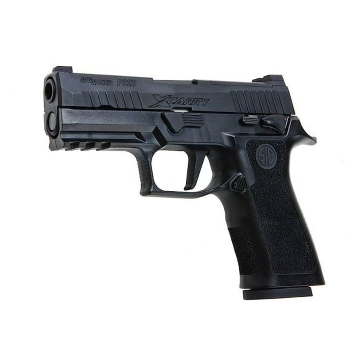 SIG SAUER P320 XCARRY グリーン ガス エアソフト ピストル - ブラック (SIG AIR & VFC 製) - 6MM-AIRSOFT GOGO エアガン・サバゲー用品通販
