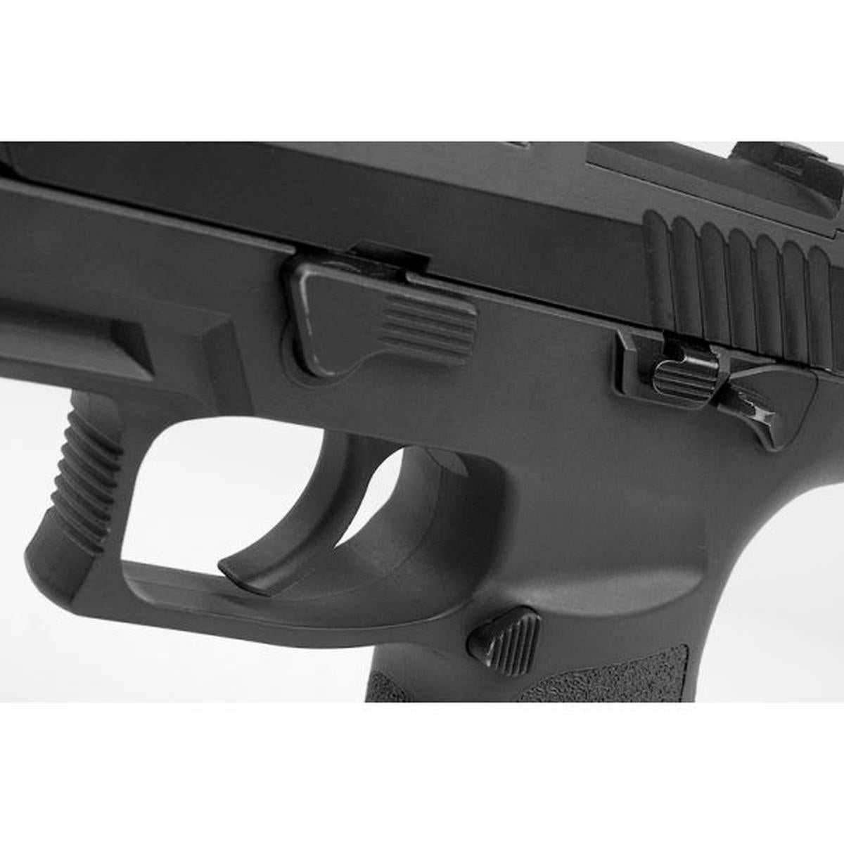 SIG ザウアー M17 P320 グリーン ガス エアソフト ピストル - ブラック (SIG AIR & VFC 製) - 6MM-AIRSOFT GOGO エアガン・サバゲー用品通販
