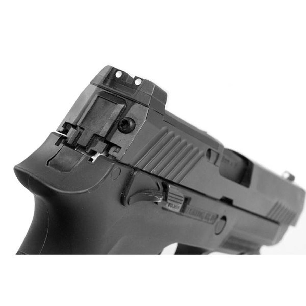 SIG ザウアー M17 P320 グリーン ガス エアソフト ピストル - ブラック (SIG AIR & VFC 製) - 6MM-AIRSOFT GOGO エアガン・サバゲー用品通販