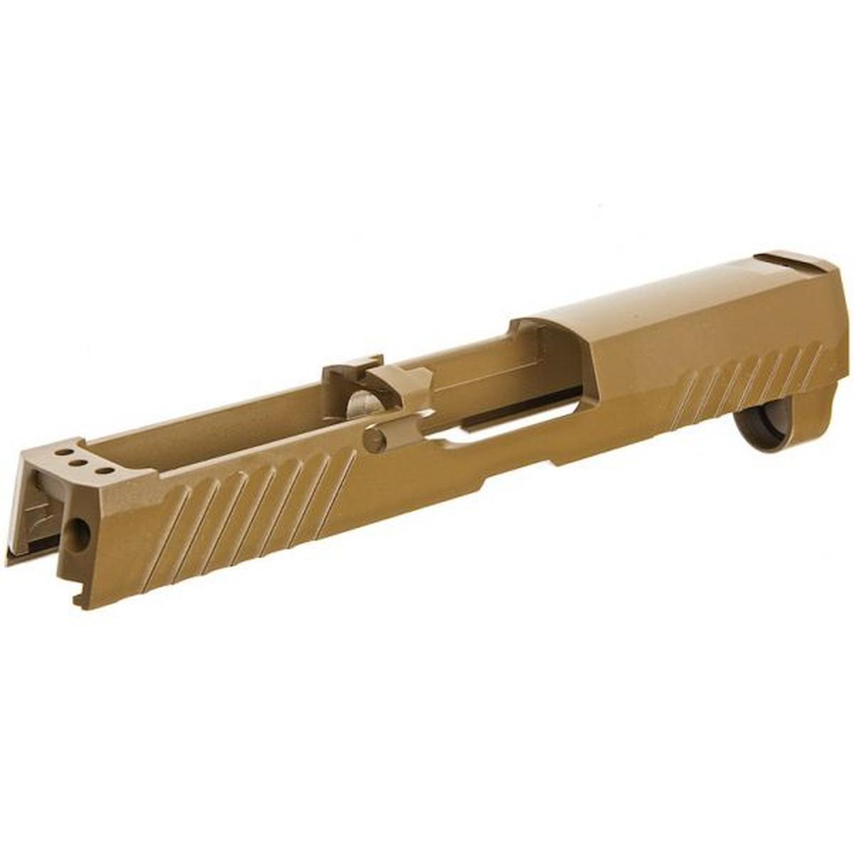 SIG ザウアー M18 P320 GBB エアガン スライド - FDE (オリジナル部品番号 01-1) (SIG AIR & VFC 製)-AIRSOFT GOGO エアガン・サバゲー用品通販