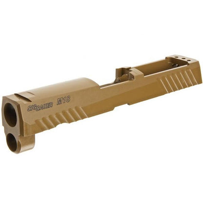 SIG ザウアー M18 P320 GBB エアガン スライド - FDE (オリジナル部品番号 01-1) (SIG AIR & VFC 製)-AIRSOFT GOGO エアガン・サバゲー用品通販