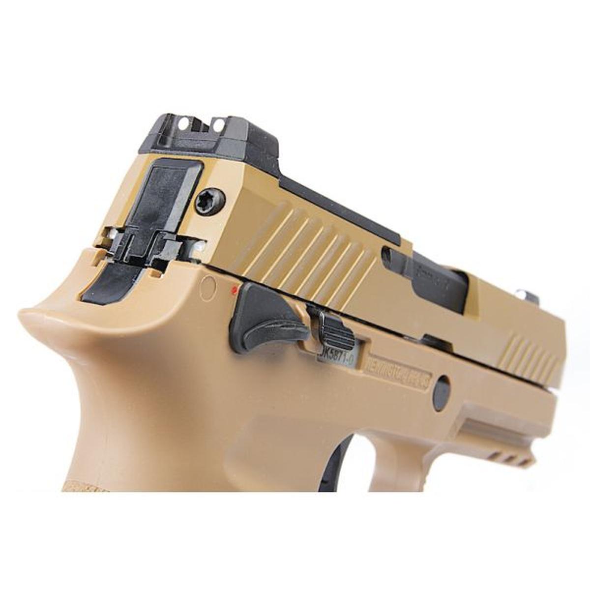 SIG ザウアー M18 P320 グリーン ガス エアソフト ピストル - タン (SIG AIR & VFC 製) - 6MM-AIRSOFT GOGO エアガン・サバゲー用品通販