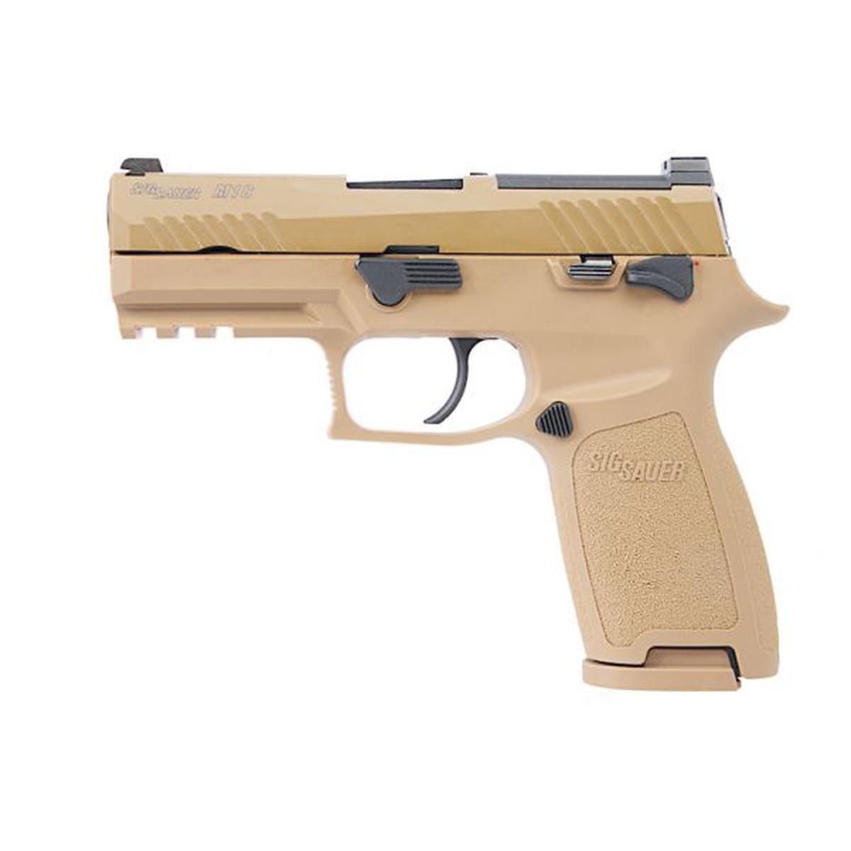 SIG ザウアー M18 P320 グリーン ガス エアソフト ピストル - タン (SIG AIR & VFC 製) - 6MM-AIRSOFT GOGO エアガン・サバゲー用品通販