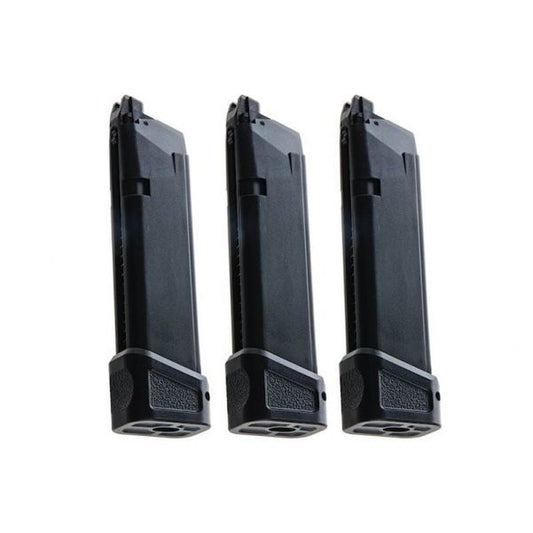 SILENCERCO MAXIM 9 エアガン CO2 マガジン (24 ラウンド) - KRYTAC 製 (3 個 / パック)-AIRSOFT GOGO エアガン・サバゲー用品通販