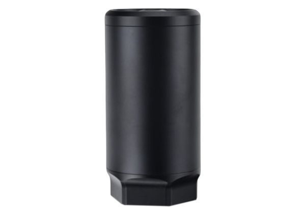 SilverBack ファット缶 ダミーサプレッサー (14mm CCW、ショート、ブラック)-AIRSOFT GOGO エアガン・サバゲー用品通販