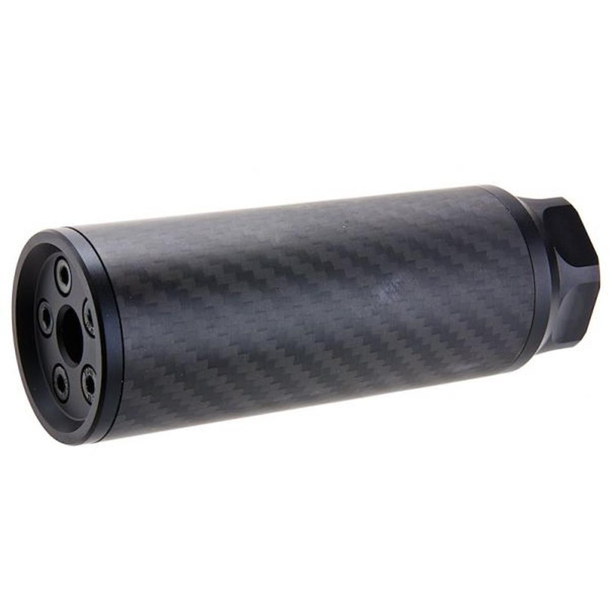 SILVERBACK カーボンダミーサプレッサー（ショート）（24MM CW）-AIRSOFT GOGO エアガン・サバゲー用品通販