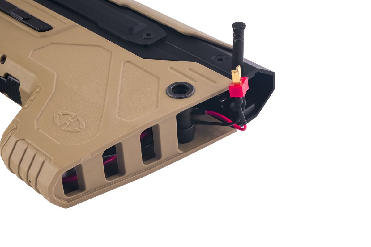 SILVERBACK MDR-X エアソフト AEG ライフル - ツートン (ブラック / FDE) (V3)-AIRSOFT GOGO エアガン・サバゲー用品通販